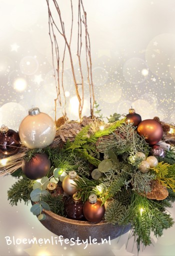 Div. voorbeelden Kerststukken-Kransen-Kerstboompjes