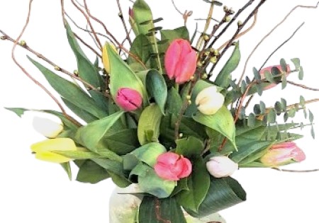 Boeket 'Zeg het met tulpen'
