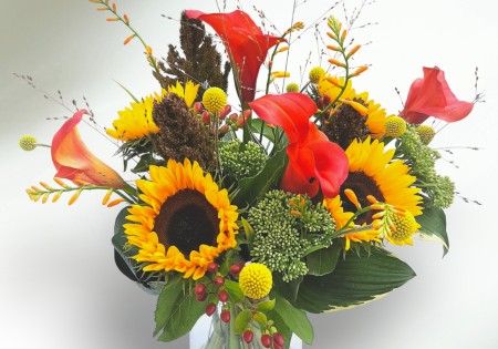 Boeket met Zonnebloemen