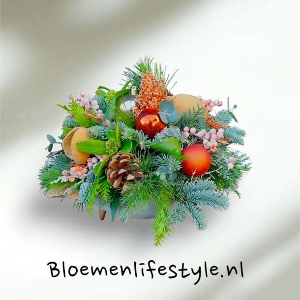 Kerststuk "All I want for Christmas'