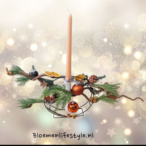 Kerststuk 'Fijne Kerst'