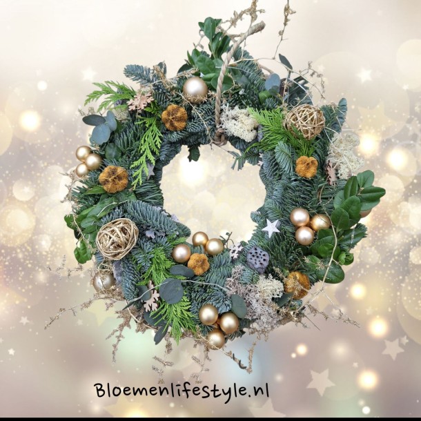 Kerstkrans 'Bijna kerst'