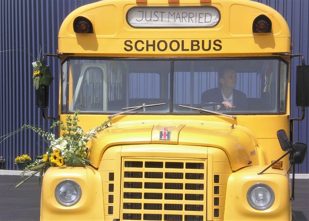 Schoolbusdecoratie