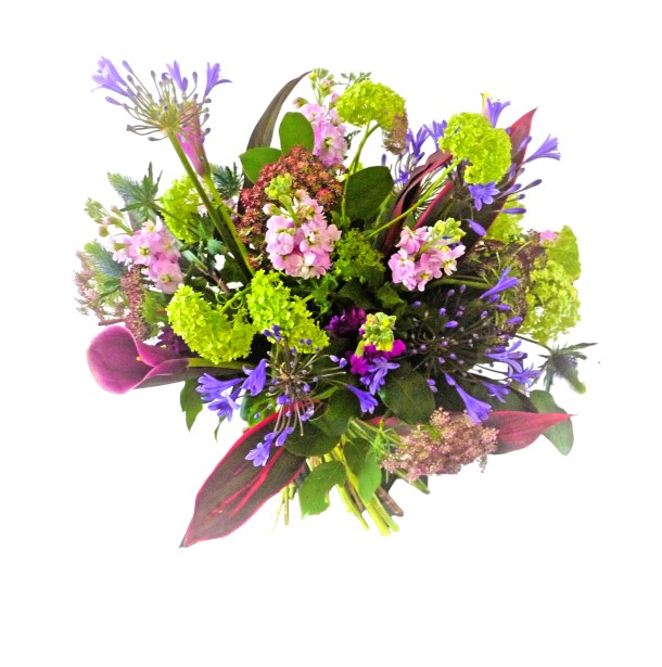 Boeket "blauw getint"