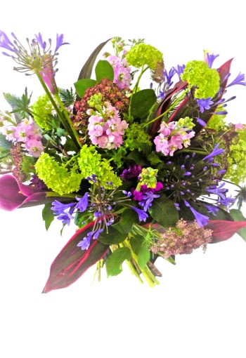 Boeket "blauw getint"