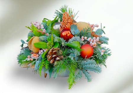 Kerststuk "All I want for Christmas'