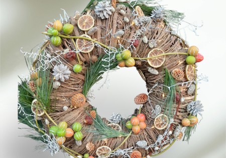 Kerstkrans 'Natuurlijk robuust'