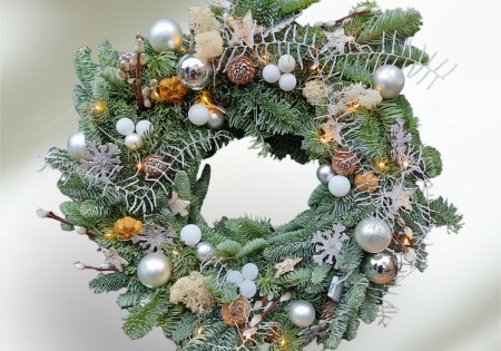 Deurkrans 'Bijna kerst'