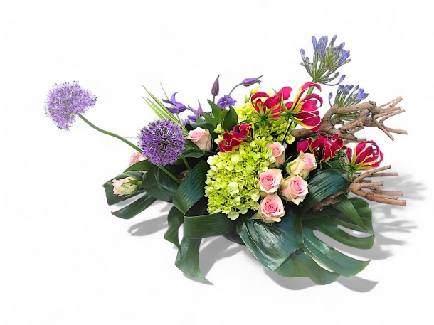 Rouwstuk met Gloriosa