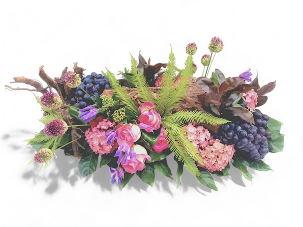 Rouwarrangement 'Tissie druiven'