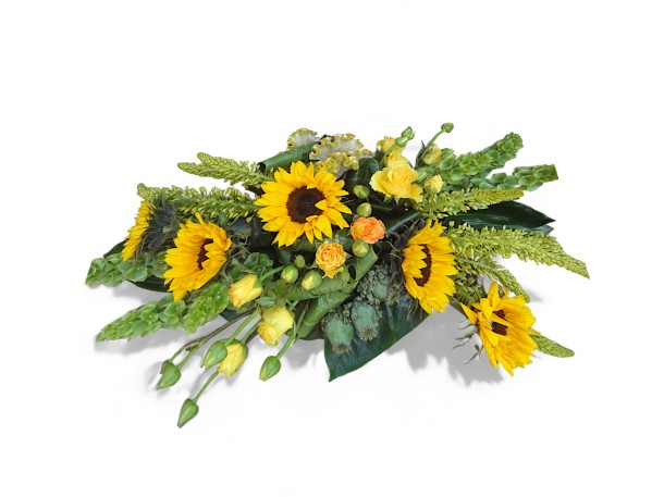 Rouwstuk 'Zonnige bloemen'