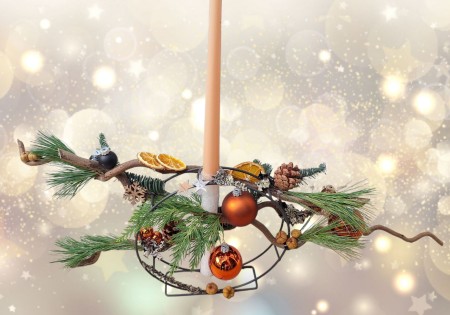 Kerststuk 'Fijne Kerst'