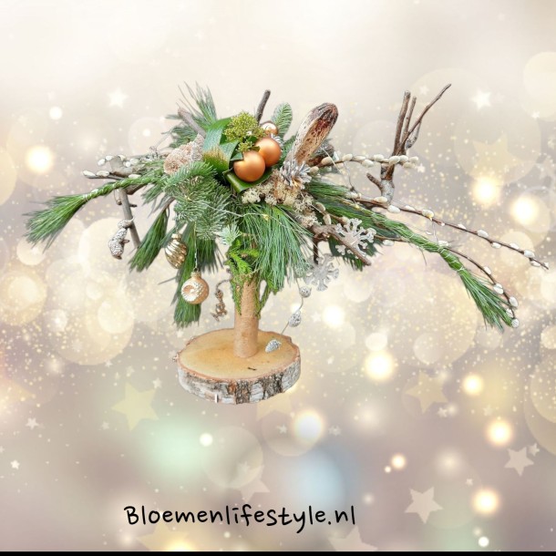 Kerststuk 'hoog geschikt'