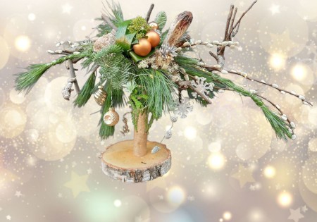 Kerststuk 'hoog geschikt'