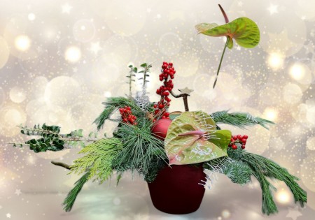 Kerststuk 'traditioneel'