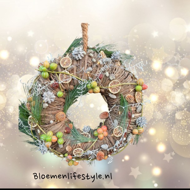 Kerstkrans 'Natuurlijk robuust'