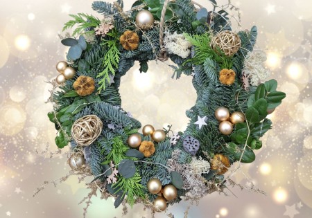 Kerstkrans 'Bijna kerst'