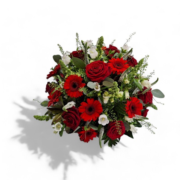 Biedermeier Rood-wit
