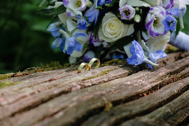 Bruidsboeket met lisianthus