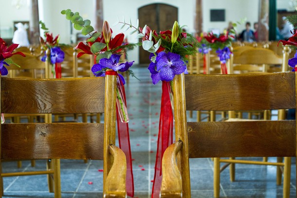 Kerkstoelversiering Vanda