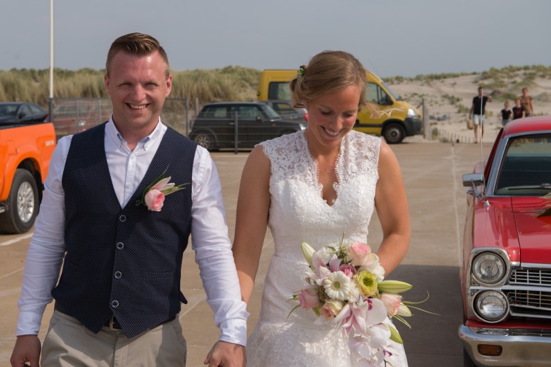 Bruidsbloemwerk Laura en Robby