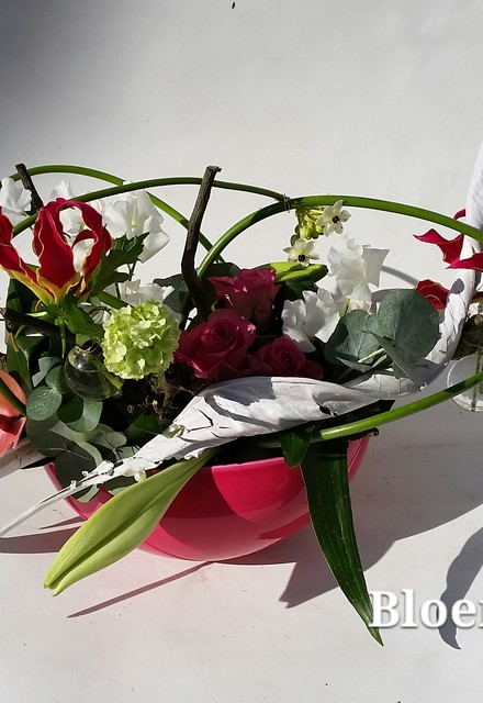 Moederdag bloemstuk Lief