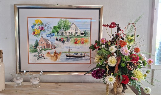 Bloemstuk 'brocante'