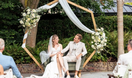 Foto's bruidspaar Maaike en Floris